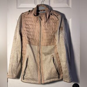 Women's Beige and Cream Jacket